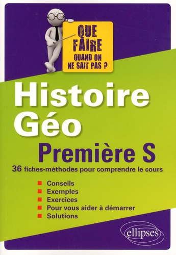 Emprunter Histoire-Géographie 1re S. 36 fiches-méthodes pour comprendre le cours livre