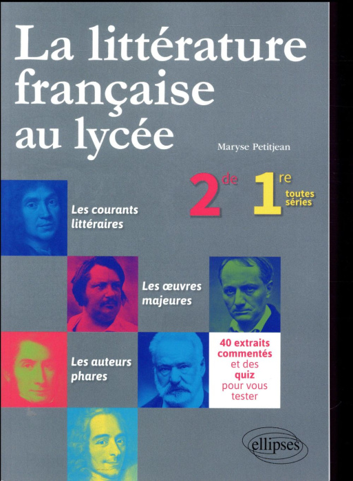 Emprunter LA LITTERATURE FRANCAISE AU LYCEE. SECONDE / PREMIERE TOUTES SERIES livre