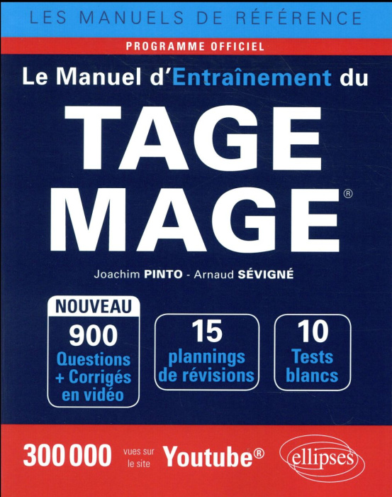Emprunter Le manuel d'entraînement du TAGE MAGE. Edition 2018 livre