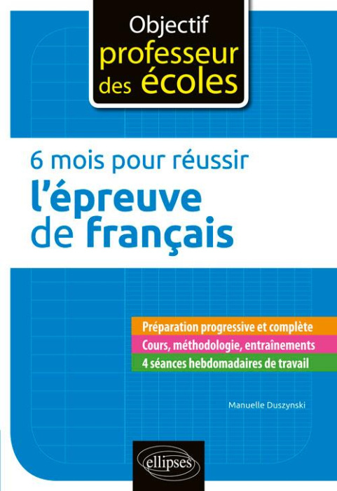 Emprunter 6 mois pour réussir l'épreuve de français livre