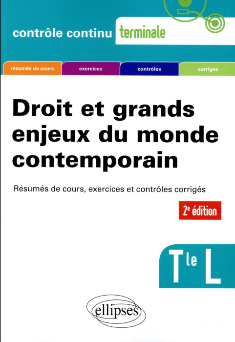 Emprunter Droit et grands enjeux du monde contemporain Tle L livre