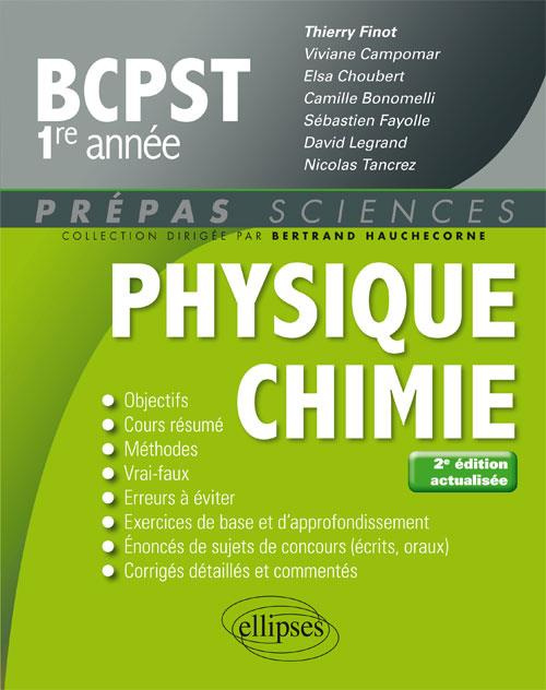 Emprunter Physique-Chimie BCPST 1re année. 2e édition livre