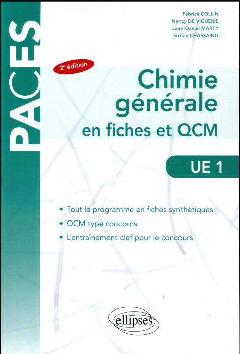 Emprunter UE1 Chimie générale. Fiches et QCM, 2e édition livre