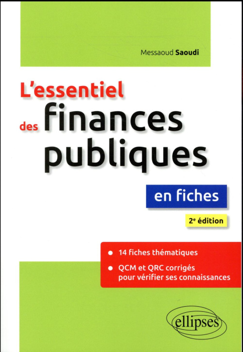 Emprunter L'essentiel des finances publiques en fiches. 2e édition livre