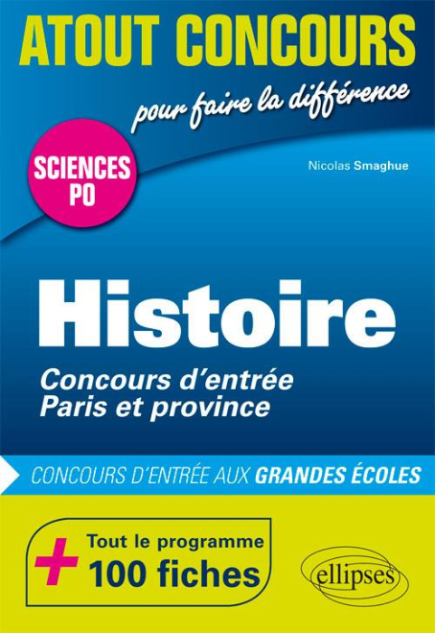 Emprunter Histoire Sciences Po. Concours d'entrée Paris et province livre