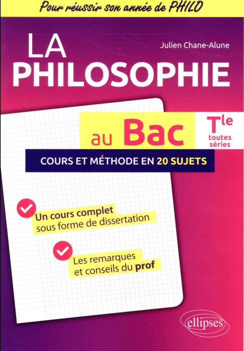 Emprunter La philosophie au Bac Tle toutes séries. Cours et méthode en 20 sujets, Edition 2018 livre
