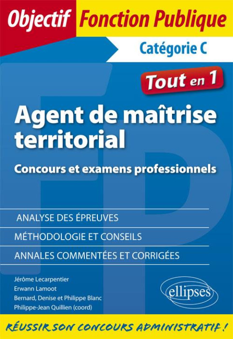 Emprunter Agent de maîtrise territorial. Tous les concours et examens professionnels, catégorie C livre