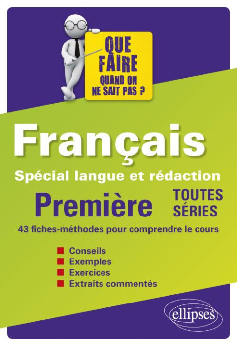 Emprunter Francais Première toutes séries. Spécial langue et rédaction, Edition 2018 livre