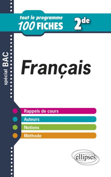 Emprunter Français 2nd. Tout le programme en 100 fiches livre