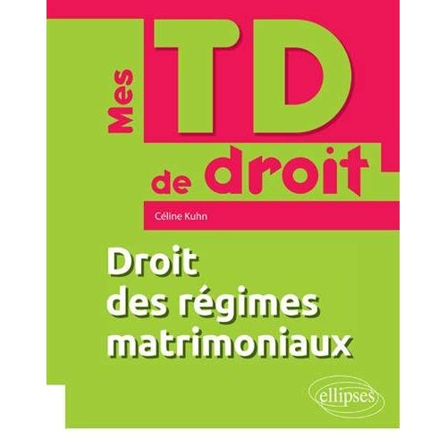 Emprunter Droit des régimes matrimoniaux livre