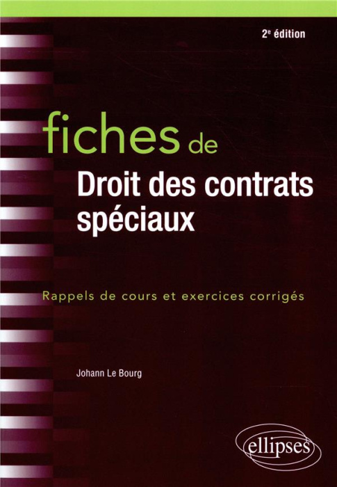 Emprunter Fiches de Droit des contrats spéciaux. 2e édition livre