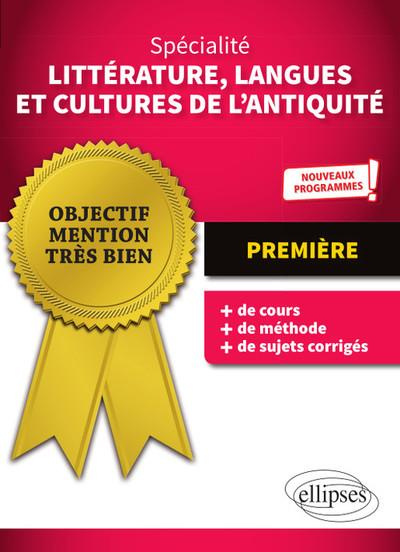 Emprunter Spécialité Littérature 1re. Langues et Cultures de l'Antiquité livre