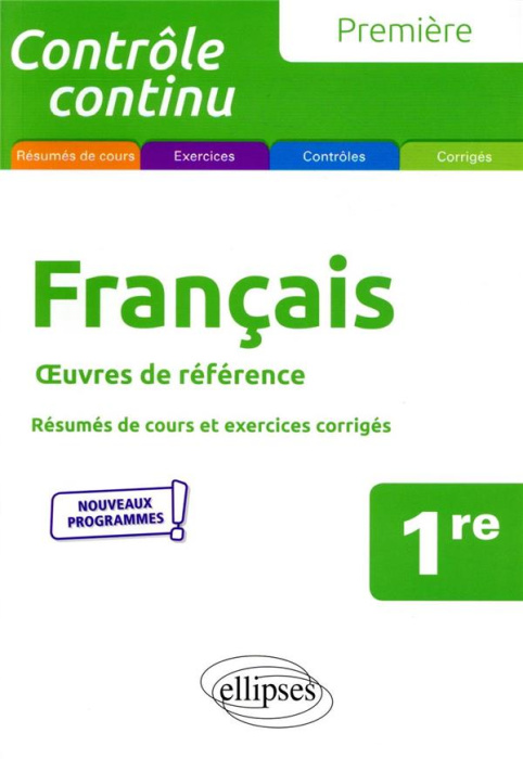 Emprunter Français 1re. Oeuvres de référence, Edition 2019 livre