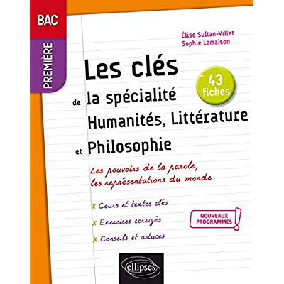 Emprunter Les clés de la spécialité humanités, littérature et philosophie 1re livre