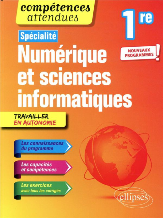 Emprunter Spécialité numérique et sciences informatiques 1re. Edition 2019 livre