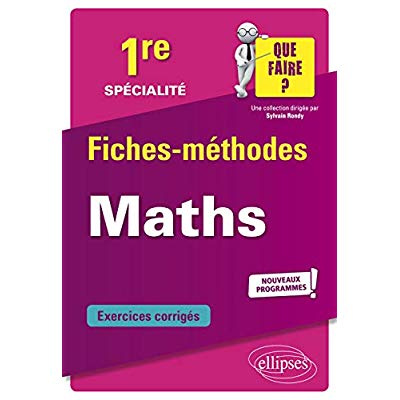 Emprunter Spécialité mathématiques 1re. Edition 2019 livre