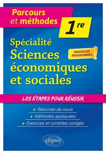 Emprunter Spécialité sciences économiques et sociales 1re. Edition 2019 livre