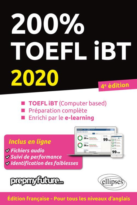 Emprunter 200% TOEFL IBT. TOEFL IBT (Computer based), Préparation complète, Enrichi par le e-learning, Edition livre