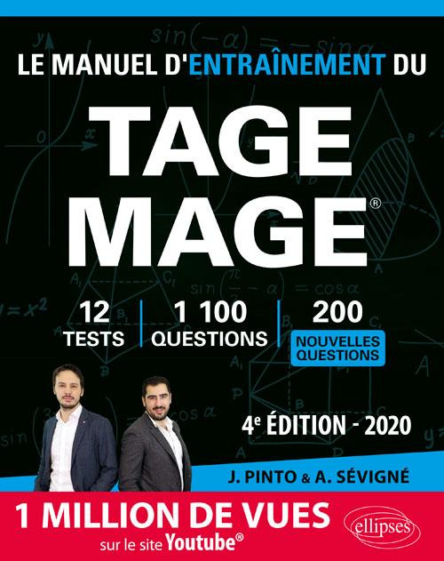 Emprunter Le Manuel d'entraînement du TAGE MAGE. Edition 2020 livre