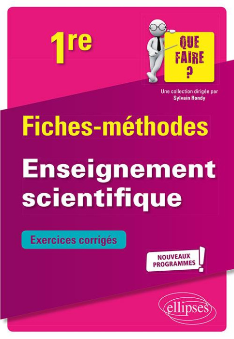 Emprunter Fiches-méthodes enseignement scientifique 1re. Exercices corrigés livre