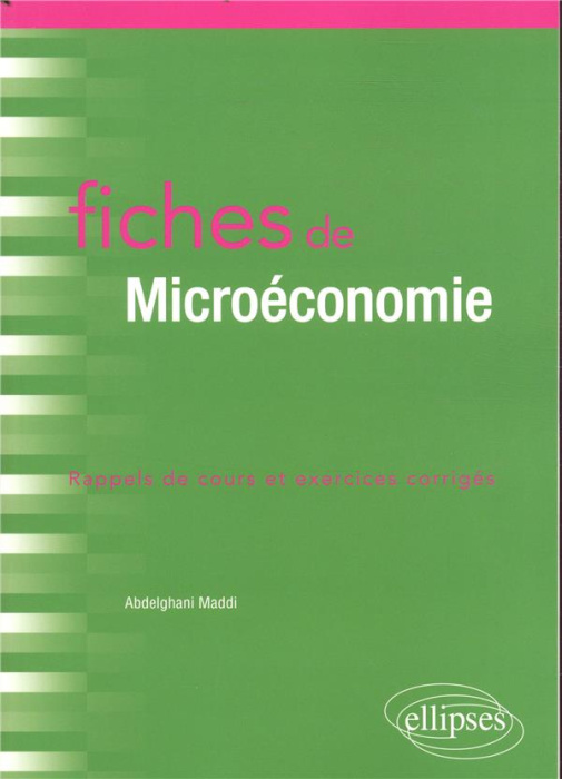 Emprunter Fiches de Microéconomie livre