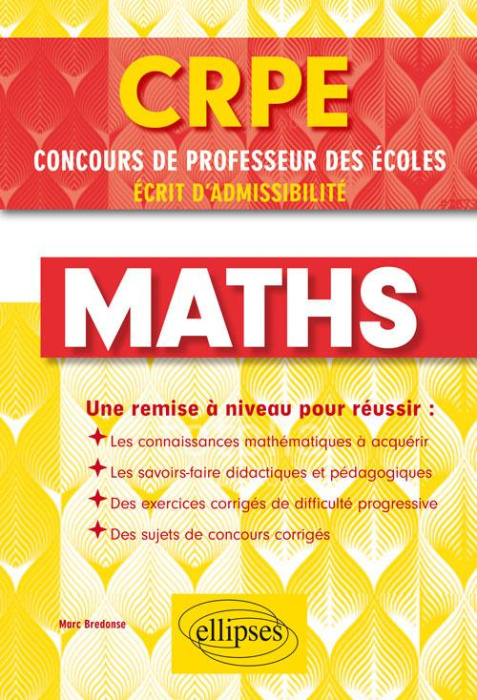 Emprunter Les maths pour le concours de professeur des écoles livre