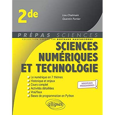 Emprunter Sciences numériques et technologie 2de livre