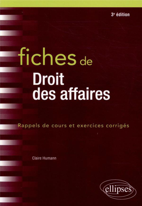 Emprunter Fiches de droit des affaires. 3e édition livre