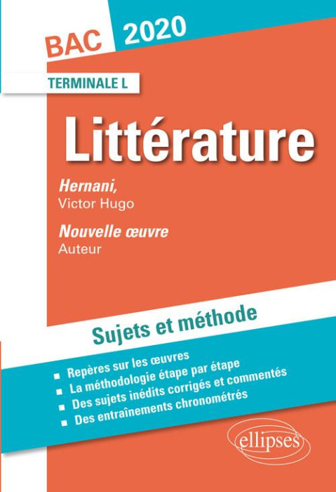 Emprunter Hernani, Victor Hugo. BAC L, Edition 2020 livre
