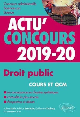 Emprunter DROIT PUBLIC - CONCOURS 2019-2020 livre