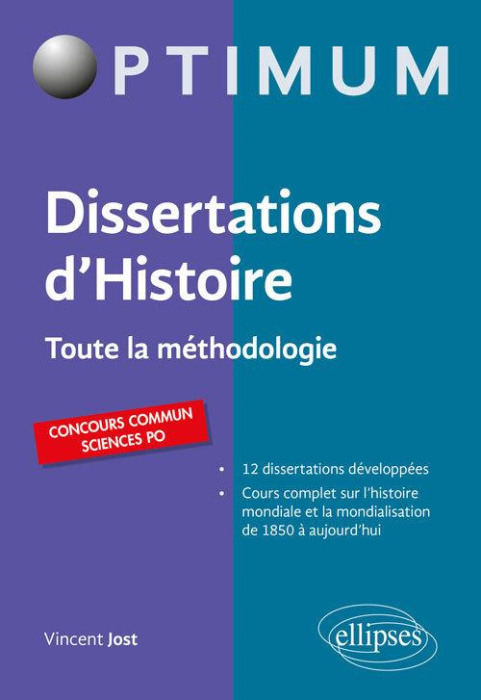 Emprunter Dissertations d'Histoire. Toute la méthodologie livre