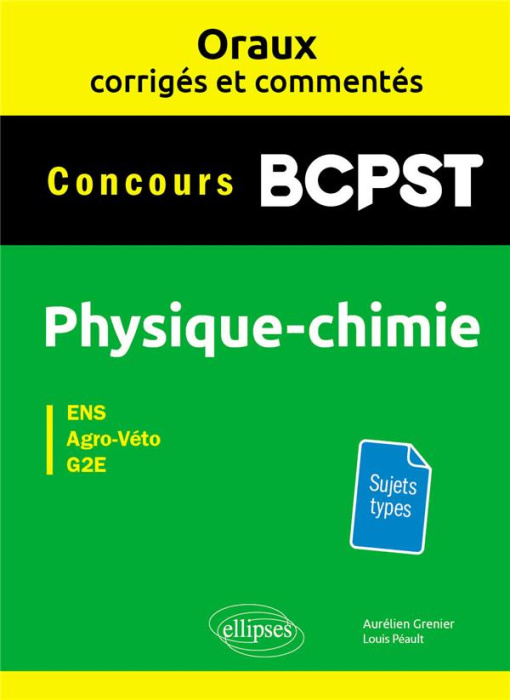 Emprunter Physique-chimie BCPST livre
