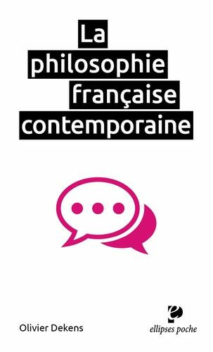 Emprunter La philosophie française contemporaine livre