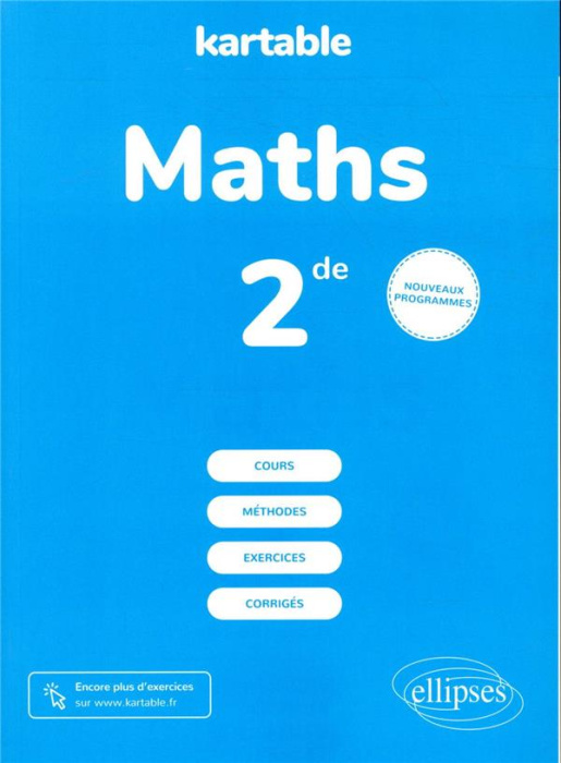 Emprunter Maths 2nd Kartable. Edition 2020 livre
