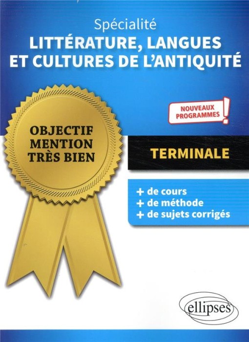 Emprunter Spécialité littérature, langues et cultures de l'Antiquité Terminale. Edition 2020 livre