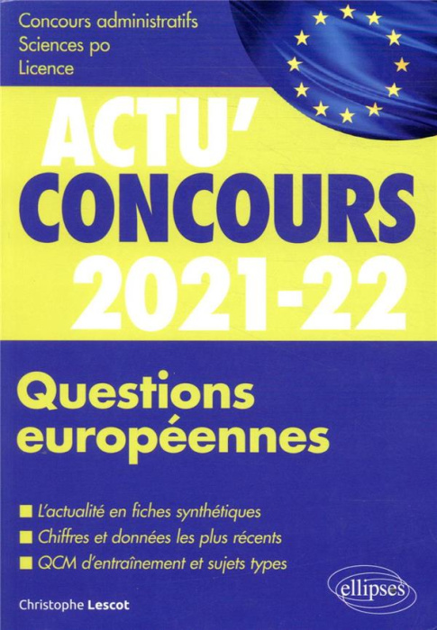 Emprunter Questions européennes. Cours et QCM, Edition 2021-2022 livre
