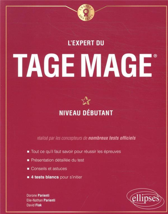 Emprunter L'expert du Tage Mage® Niveau débutant. 4 tests blancs livre