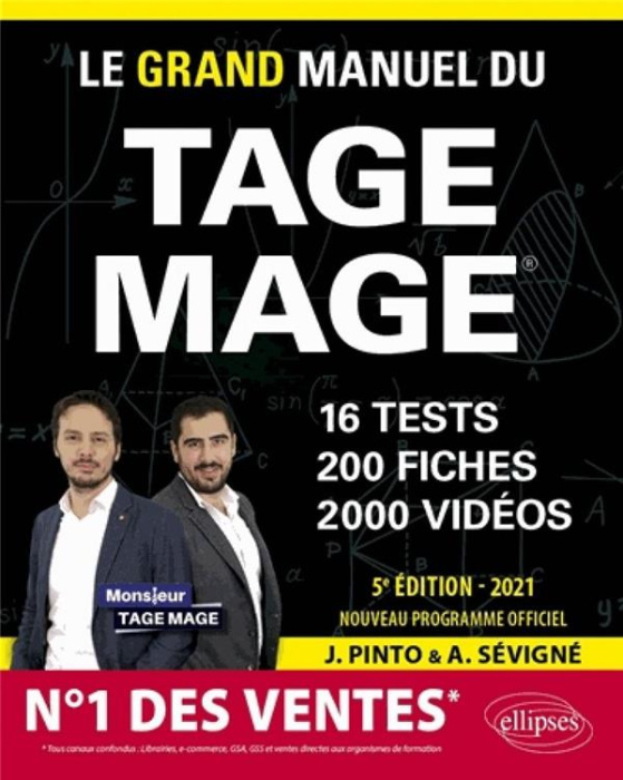 Emprunter Le grand manuel du TAGE MAGE. Edition 2021 livre
