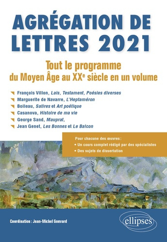 Emprunter Agrégation de Lettres. Tout le programme du Moyen Age au XXe siècle en un volume, Edition 2021 livre