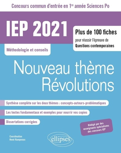 Emprunter Concours commun IEP. Plus de 100 fiches pour réussir l'épreuve de questions contemporaines Entrée en livre