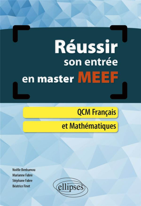 Emprunter Réussir son entrée en master MEEF livre