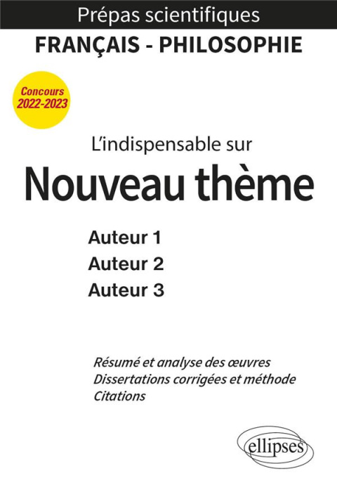 Emprunter L'indispensable sur l'enfance. Epreuve de français/philosophie prépas scientifiques, Edition 2022-20 livre