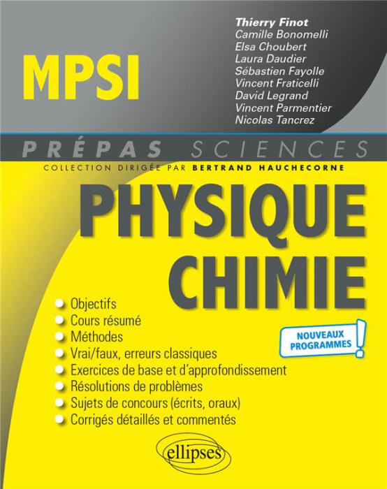 Emprunter Physique-Chimie MPSI. 5e édition livre