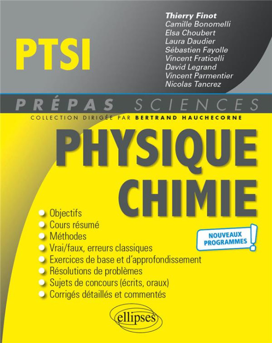 Emprunter Physique-Chimie PTSI. 4e édition livre