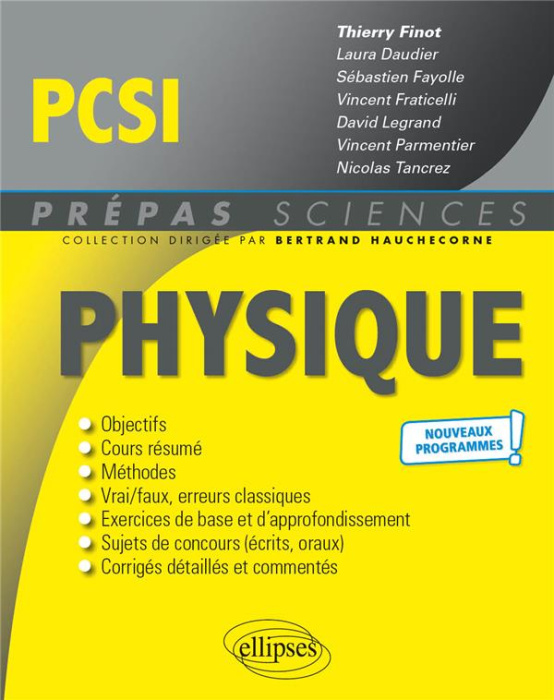Emprunter Physique PCSI. 5e édition livre