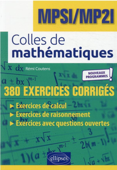 Emprunter Colles de mathématiques MPSI/MP2I. Edition 2021 livre