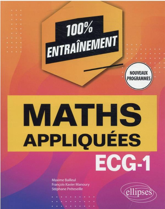 Emprunter Maths appliquées ECG-1 livre
