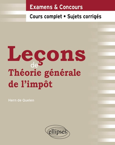 Emprunter Leçons de théorie générale de l'impôt livre