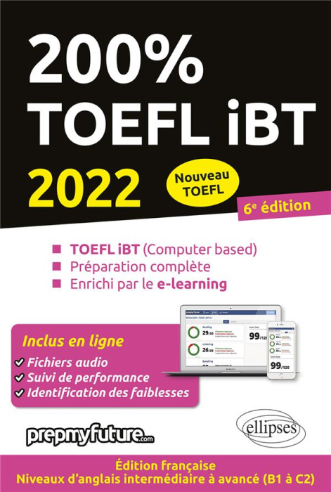 Emprunter 200% TOEFL iBT. TOEFL iBT (Computer based), Préparation complète, Enrichi par le e-learning, Edition livre