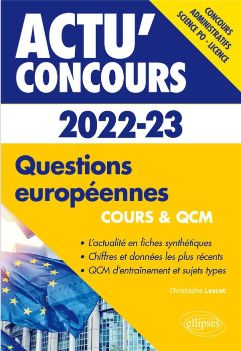 Emprunter Questions européennes. Cours et QCM, Edition 2022-2023 livre